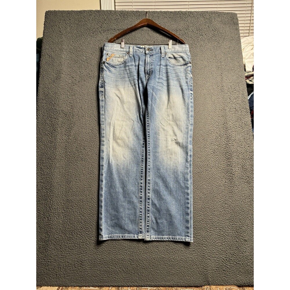 Ariat Jeans Mens 36x30 Blue M7 Slim Fit Straight Leg Western Workwear Denim